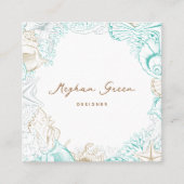 elegant kustriviertje luxe visitekaartje (Voorkant)