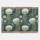 Elegant kwallenpatroon - aangepaste naam deken (Voorkant)