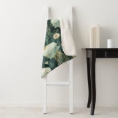 Elegant kwallenpatroon - aangepaste naam sherpa deken (In situ)