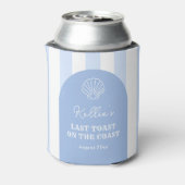 Elegant Laatste Toast Bachelorette Party Favor Blikjeskoeler (Blikje Achterkant)