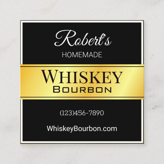 Elegant label op maat (Voorkant)