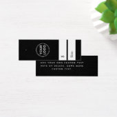 Elegant label tegen zwarte prijs mini visitekaartjes (Bureau)