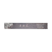 Elegant Lace en houtblush glitter rustige bruiloft (Individueel)