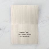 Elegant Lace-look Country Style Kaart (Binnen)