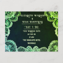 "Elegant Lace" Trouwuitnodigingen Collectie Aankondigingskaart