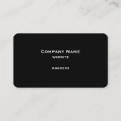 Elegant Lace Wedding Dress zwart-wit Visitekaartje (Achterkant)