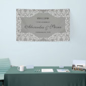 Elegant Lace Wedding Spandoek (Beurs)