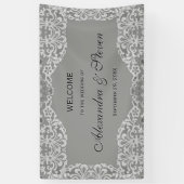 Elegant Lace Wedding Spandoek (Verticaal)