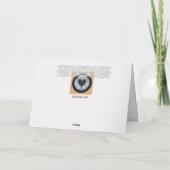 Elegant Lacey Moederdag Kaart met hart (Achterkant)