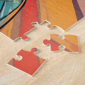 Elegant Lady Art Deco Geïnspireerd AI Kunstwerk Af Legpuzzel (Zijkant)