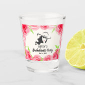 Elegant Lady Bachelorette Party Favor Shot Glas (Voorkant)