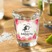 Elegant Lady Bachelorette Party Favor Shot Glas
