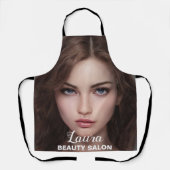 Elegant Lady Beauty Salon Schort (Voorkant)