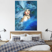 Elegant Lady Canvas Afdruk (Insitu (Slaapkamer))