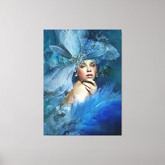 Elegant Lady Canvas Afdruk (Voorkant)