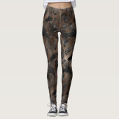 Elegant Lady en de luipaard Leggings - (Voorkant)