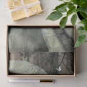 Elegant lady Green jurk Parasol Old Deuren Floral Tissuepapier (Geschenk)