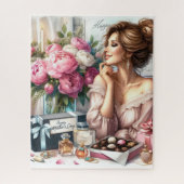 Elegant Lady Moederdag Gift 520 Stuk Puzzel (Verticaal)