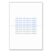 Elegant Lady Monogram Ginger Jar Place Card Kaart (Achterkant)