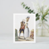 Elegant Lady op een plek die past bij haar Tailor, Briefkaart (Staand voorkant)