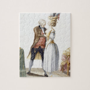 Elegant Lady op een plek die past bij haar Tailor, Legpuzzel