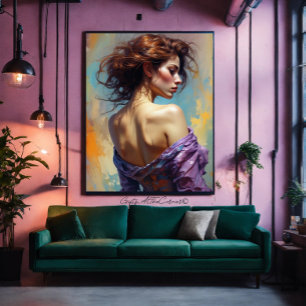 Elegant Lady Perfect Poster