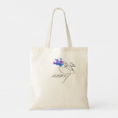 Elegant LADY Typography Tote Bag | Minimal Chic (Achterkant)