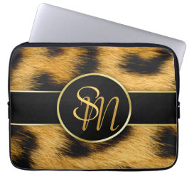 Elegant lakprintmonogram - laptophoes laptop sleeve