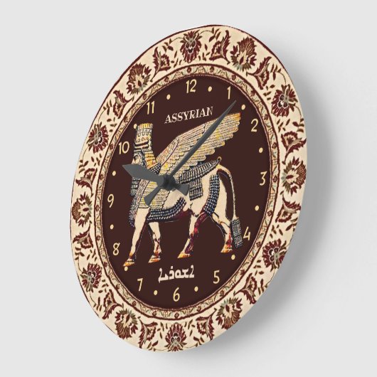 Elegant Lamassu Acrylwand Grote Klok (Hoek)