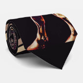 Elegant Lamassu Design Stropdas (Opgerold)