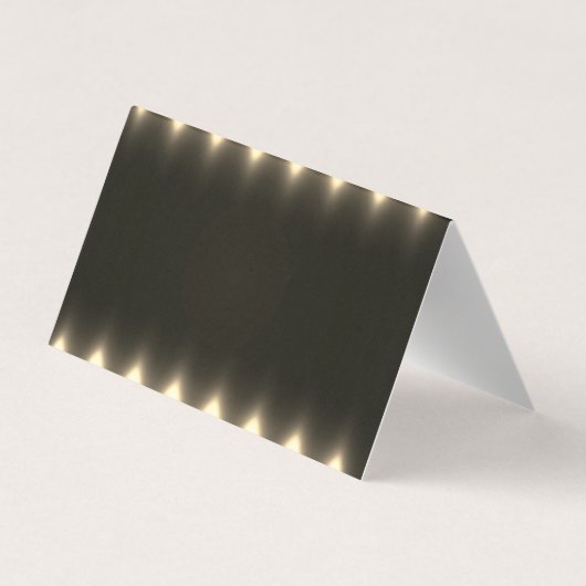 Elegant lampje Glittery Hartelijk dank Visitekaartje (Achterkant)