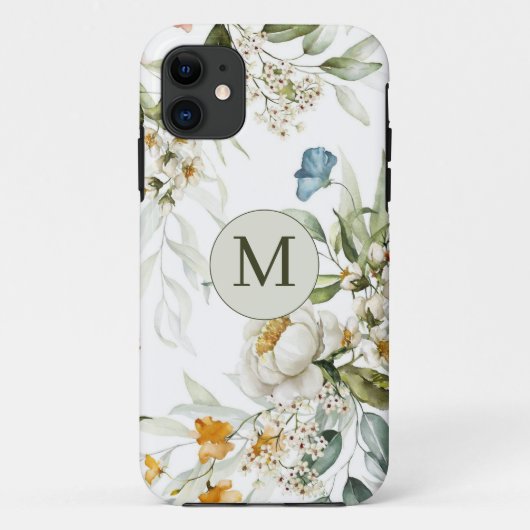 Elegant land bloemendubbel zijdig Case-Mate iPhone case (Achterkant)