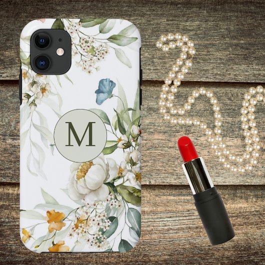 Elegant land bloemendubbel zijdig Case-Mate iPhone case