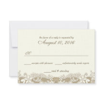 Elegant land bruiloft antwoord