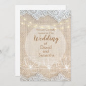 Elegant land bruiloft uitnodiging (Voorkant / Achterkant)