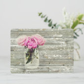 elegant land roos flora verjaardag kaart (Staand voorkant)