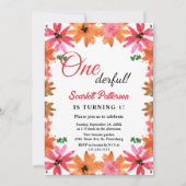 Elegant Land Rozen Bloemen Herfst 1e Verjaardag Kaart (Voorkant)