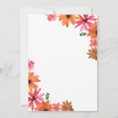 Elegant Land Rozen Bloemen Herfst 1e Verjaardag Kaart (Achterkant)