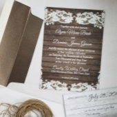 Elegant Land Schuur Romance Bruiloft Kaart