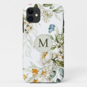 Elegant landelijk bloemendesign dubbelzijdig Case-Mate iPhone case (Achterkant)