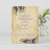 Elegant, Landelijk Rustiek, Wijngaard Huwelijk Kaart (Staand voorkant)