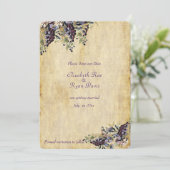 Elegant, Landelijk Rustieke, Wijngaard Huwelijk Kaart (Staand voorkant)