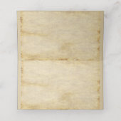 Elegant, Landelijk Rustieke, Wijngaard Huwelijk Plaatskaartje (Binnenkant ongevouwen)