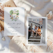 elegant landgoed | Custom Wedding Crest Save The Date