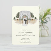 Elegant landhuis| Ranch Foto Sla de datum op Kaart (Staand voorkant)