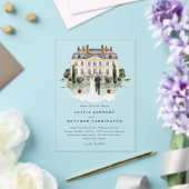 Elegant landhuis | Villa bruiloft uitnodiging (Insitu (Huwelijk))