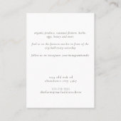 Elegant Landscape Sketch Homestead Boerderij Visitekaartje (Achterkant)