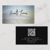 Elegant landschap bergvak visitekaartje (Voorkant / Achterkant)