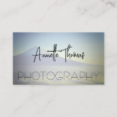 Elegant landschap bergvak visitekaartje (Voorkant)