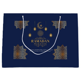 Elegant Lantern Glow Ramadan Greeting Groot Cadeauzakje